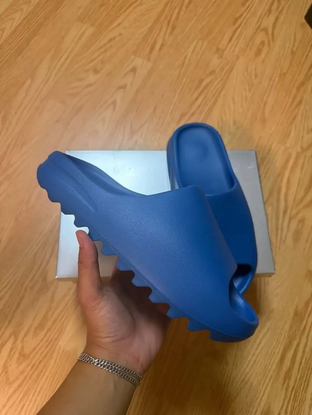 Yeezy YZY YS-01 Blue Slides Brand New‼️IN HAND SHIP FAST‼️ SZ 11M WITH BOX